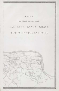 A-5386 Kaart der situatie van het terrein van Kuik langs Grave tot 's Hertogenbosch : [Blad 4], 1827-1828