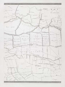 A-5388 Kaart der situatie van het terrein tusschen 's Hertogenbosch en het zoogenaamde Bergsche veld ben..., 1827-1828