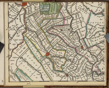 A-5423 Rhenolandia, Amstelandia et circumjacentia aliquot territoria cum aggeribus omnibus terminisq. su..., 1750