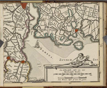 A-5425 Rhenolandia, Amstelandia et circumjacentia aliquot territoria cum aggeribus omnibus terminisq. su..., 1750