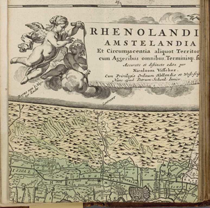 A-5428 Rhenolandia, Amstelandia et circumjacentia aliquot territoria cum aggeribus omnibus terminisq. su..., 1750