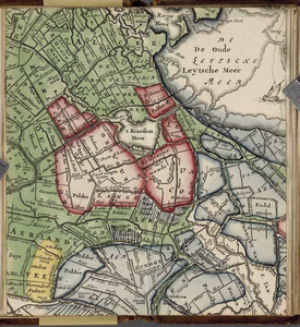 A-5431 Rhenolandia, Amstelandia et circumjacentia aliquot territoria cum aggeribus omnibus terminisq. su..., 1750