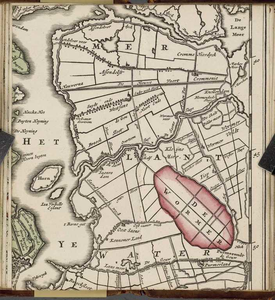 A-5433 Rhenolandia, Amstelandia et circumjacentia aliquot territoria cum aggeribus omnibus terminisq. su..., 1750
