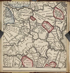 A-5436 Rhenolandia, Amstelandia et circumjacentia aliquot territoria cum aggeribus omnibus terminisq. su..., 1750