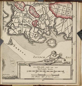 A-5437 Rhenolandia, Amstelandia et circumjacentia aliquot territoria cum aggeribus omnibus terminisq. su..., 1750