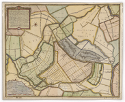 A-5487 Kaart gecopieerd uit de groote kaart van Rhynland, waar op de geconcipieerde bedyking en droogmak..., 1791