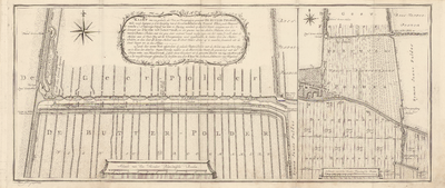 A-5564 Kaart van een gedeelte der veen en droogmakery genaamt de Butter-polder, welke meede begrepen is ..., 1773