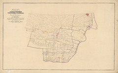 B-0001_15 Kaart van de gemeenten van Katwyk, Valkenburg Voorschoten en Wassenaar gelegen in de provincie Zu..., 1860