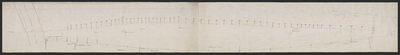 B-0025 [Kaart van de hoofden in Delfland en strandlijn met palen tot benoorden het kanaal van Katwijk], 1894