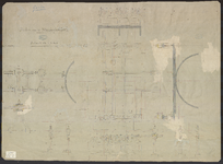 B-0181 Detailtekening stoelen voor de kleppenbeweging stoommachine stoomgemaal te Gouda, ca. 1857