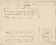 B-0309 Tekening ontwerp stoomketel stoomgemaal te Halfweg, 1878