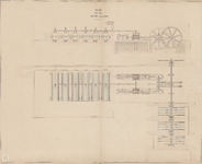 B-0312 Ontwerptekening stoommachine stoomgemaal te Halfweg, 1878