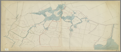 B-0629 Kaart van de vroonwateren van Leiden, 1868