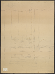 B-0841 Detailekening van de te verwijderen sluisdeuren met jaloezieën van de Gouwesluis bij Alphen, ca. 1876