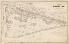 B-1069 Kaart van den Oosteinder-poel gelegen in de gemeenten Aalsmeer en Nieuwer-Amstel, op welke is aan..., 1864