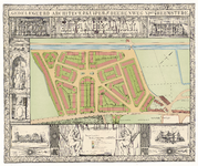 B-1548 Kaart van het bouwplan Bosch en Vaart te Haarlem, circa 1900