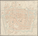 B-1554 Kaart de gemeente Leiden , circa 1910