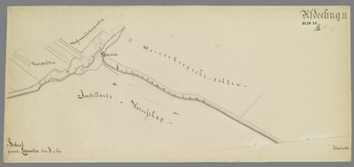 B-1844_24 Kaart van de grenslijn van het hoog-heemraadschap van Rynland verdeeld in 61 bladen : Afdeeling I..., circa 1860