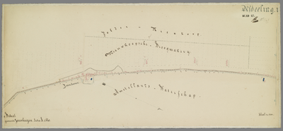 B-1844_27 Kaart van de grenslijn van het hoog-heemraadschap van Rynland verdeeld in 61 bladen : Afdeeling I..., circa 1860