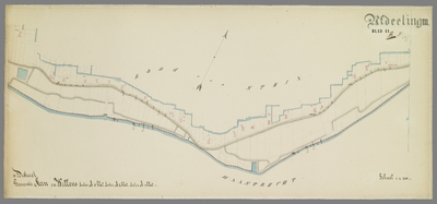B-1844_41 Kaart van de grenslijn van het hoog-heemraadschap van Rynland verdeeld in 61 bladen : Afdeeling I..., circa 1860