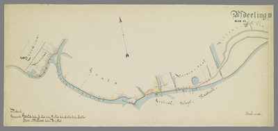 B-1844_43 Kaart van de grenslijn van het hoog-heemraadschap van Rynland verdeeld in 61 bladen : Afdeeling I..., circa 1860