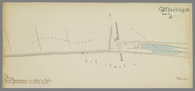 B-1844_47 Kaart van de grenslijn van het hoog-heemraadschap van Rynland verdeeld in 61 bladen : Afdeeling I..., circa 1860