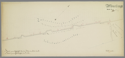 B-1844_51 Kaart van de grenslijn van het hoog-heemraadschap van Rynland verdeeld in 61 bladen : Afdeeling I..., circa 1860