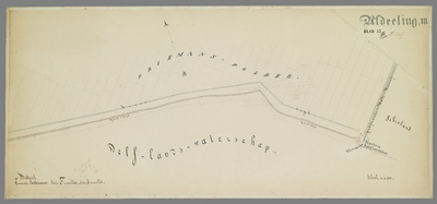 B-1844_53 Kaart van de grenslijn van het hoog-heemraadschap van Rynland verdeeld in 61 bladen : Afdeeling I..., circa 1860