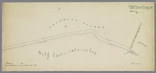 B-1844_53 Kaart van de grenslijn van het hoog-heemraadschap van Rynland verdeeld in 61 bladen : Afdeeling I..., circa 1860