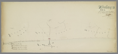 B-1844_61 Kaart van de grenslijn van het hoog-heemraadschap van Rynland verdeeld in 61 bladen : Afdeeling I..., circa 1860