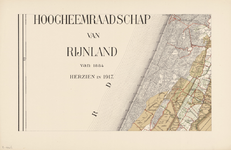 B-2171_03 Hoogheemraadschap van Rijnland van 1884, herzien in 1917 : [Blad 3], 1884; 1917