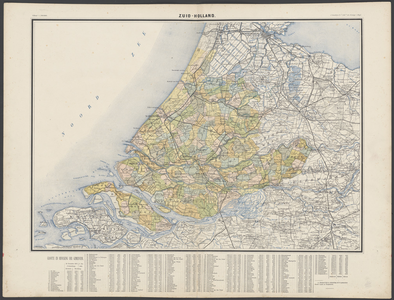 B-2183_09 Gemeente-atlas van Nederland ... aangevende de grenzen, grootte en bevolking der gemeenten : Zuid..., ...