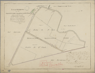 P-0055 Schetsteekening van den Drooggemaakten Gelderwoudschen polder gelegen in de gemeente Soeterwoude, 1858