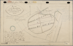 P-0174 Kaart van het Meersche Verlaat onder Soetermeer & Stompwijk met de daartoe behoorende vaarten, 1871