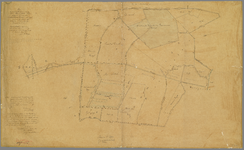 P-0246 Copie van de schetsteekening van den Groot Reeuwijkschen polder gelegen onder de gemeenten Zwamme..., circa 1860