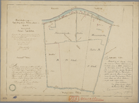 P-0260 Schetsteekening van den Rijnenburgschen polder gelegen in de gemeente Haserswoude, 1857