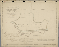 P-0277 Schetsteekening van den Roversbroek polder gelegen onder de gemeente Lisse [en Haarl. meer], 1859; bijgewerkt ...