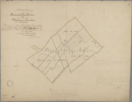 P-0297 Schetsteekening van den Stevenshofjes polder onder de gemeenten Wassenaar en Voorschoten, 1857