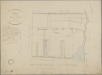 P-0328 Schets van den Vliet polder onder Woubrugge, circa 1858