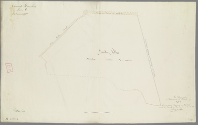 P-0370 [Grenskaart van het westelijk deel van de Zuiderpolder onder de gemeente Haarlem], 1870
