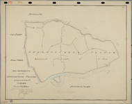 P-0378 Schetsteekening van den Zwanenburger polder gelegen in de gemeente Warmond, 1863