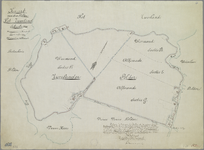 P-0380 Kaart van den polder Het Zweiland ... overgenomen van de kadastrale kaarten der gemeenten Warmond..., circa 1906