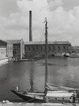 FOTO-000167 Het oude stoomgemaal in Katwijk vlak voor de afbraak, circa 1954