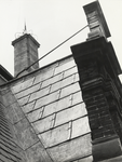 FOTO-000292 Loodbedekking op het dakkapel van het gemeenlandshuis van Rijnland aan de zijde van de Breestraat, 21/5/1965