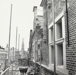 FOTO-000408 Restauratie voorgevel van het gemeenlandshuis van Rijnland, circa 1970