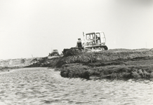 FOTO-000937 Het bouwrijp maken van de grond voor de bouw van afvalwaterzuiveringsinstallatie Gouda, vóór december 1972