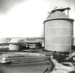 FOTO-001051 Overzichtsfoto van de afvalwaterzuiveringsinstallatie te Noordwijkerhout, 1969