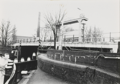 FOTO-001261 Mallegatsluis en verkeersbrug, circa februari 1987