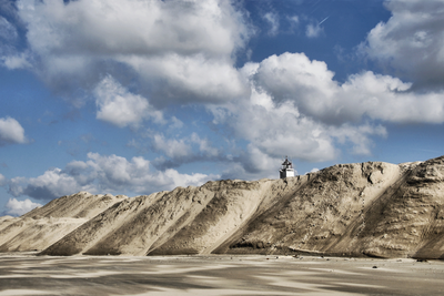FOTO-850284 Oude duinen afgegraven in Katwijk, 10-02-2009