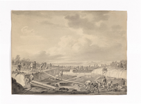 PRT-0007 Het graven van het Uitwateringskanaal bij Katwijk (Katwijks Kanaal) in 1804-1805,